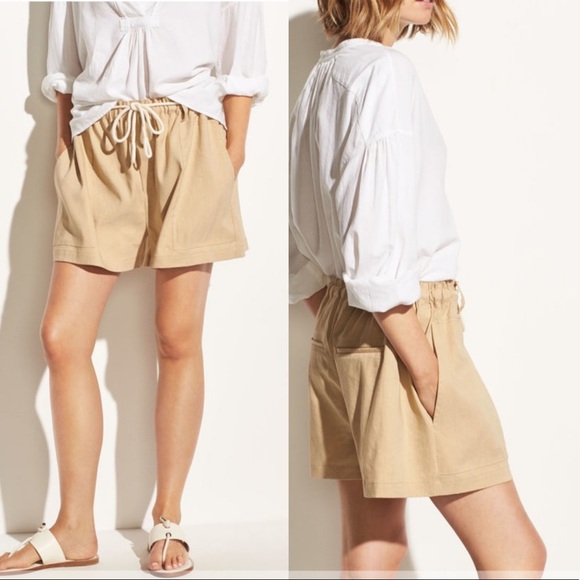 Vince Pants - Vince Rope Tie Linen Short